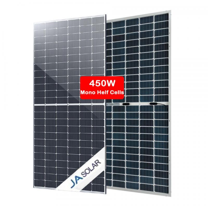 JA Solar Panels 440W 450W 460W Doppelglas PERC Mono-Photovoltaik-Panels
