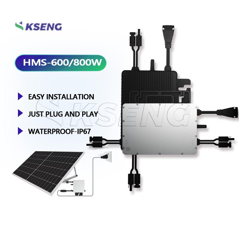 Kseng 2-in-1 Mikro-Wechselrichter 600 W 800 W Solar Home Mikro-Wechselrichter Preis

