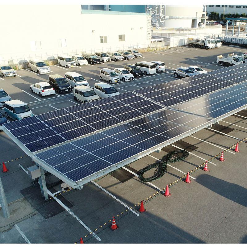 Carbon Solar Car Park Montagestruktur System Solar Carport Montage Racking