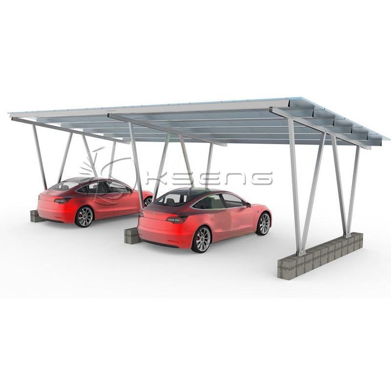 Modernes Design Bodenmontage-Aluminium-Carport-Solar-Carport-Solarpanel-Regalsystem