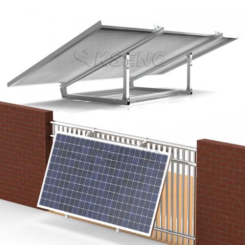 Solar Garden Balcony Mount Bracket Universal Easy Solar Kits for Home
