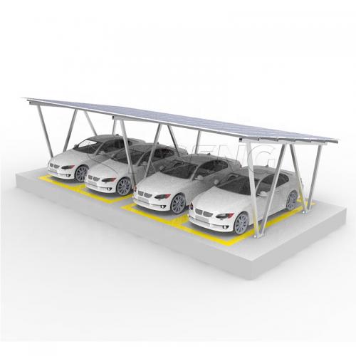 Home or Commercial waterproof solar panel carport mounting structures for solar car parking
